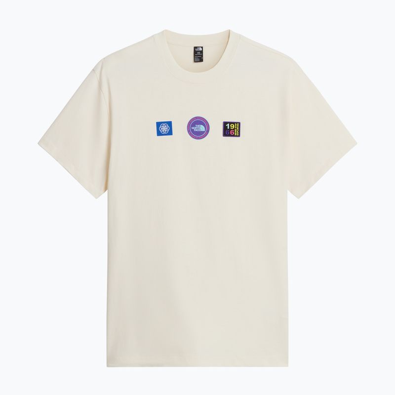 Pánské tričko na lezení The North Face Explorer Badges RLX SS Tee Graphic white dune 4