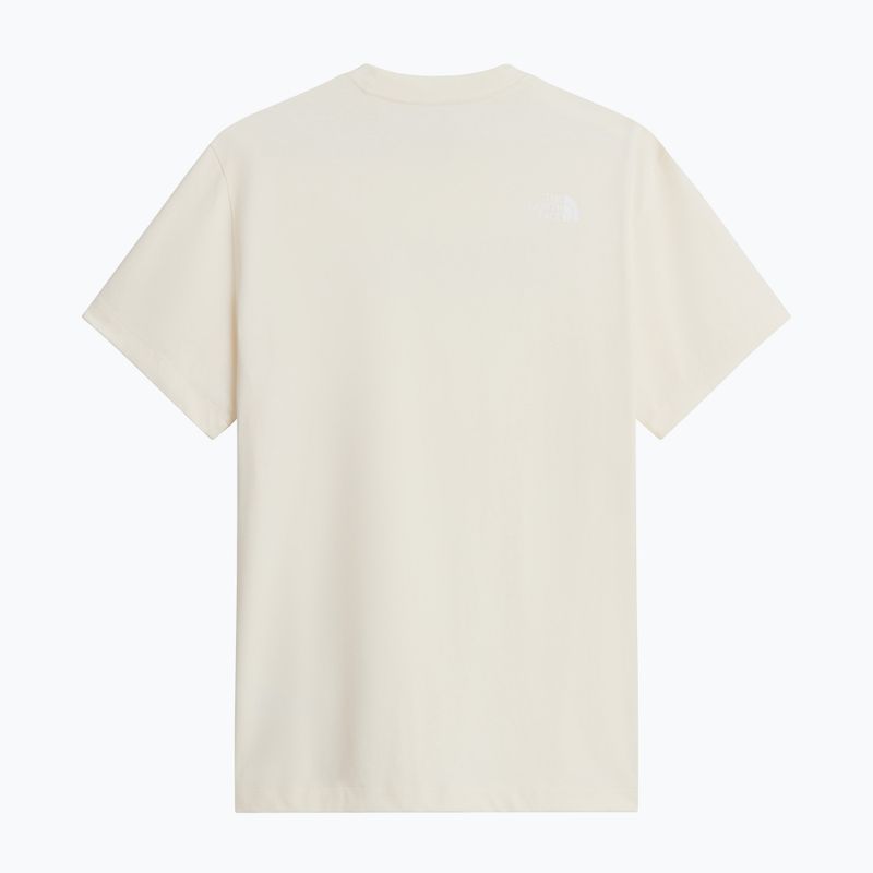 Pánské tričko na lezení The North Face Explorer Badges RLX SS Tee Graphic white dune 5