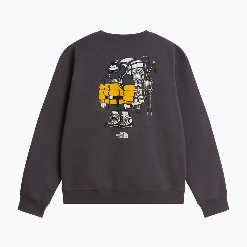 Mikina The North Face Gear Up Get Out RLX SS Tee Graphic anthracite grey 5