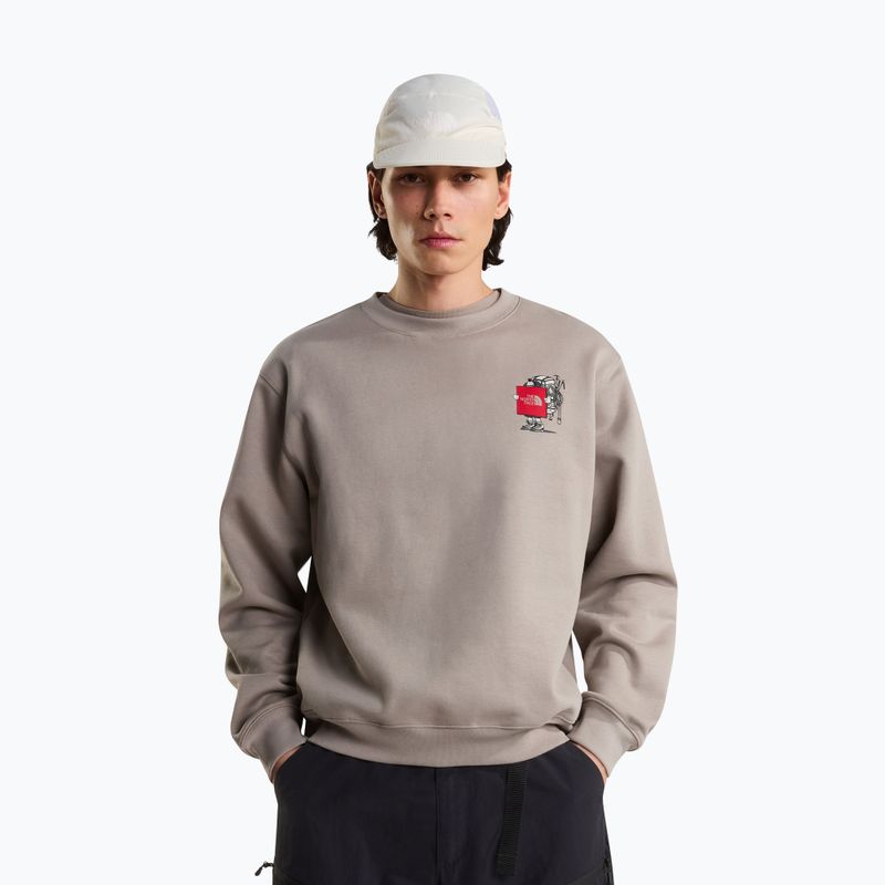 Mikina The North Face Gear Up Get Out RLX SS Tee Graphic stone slab
