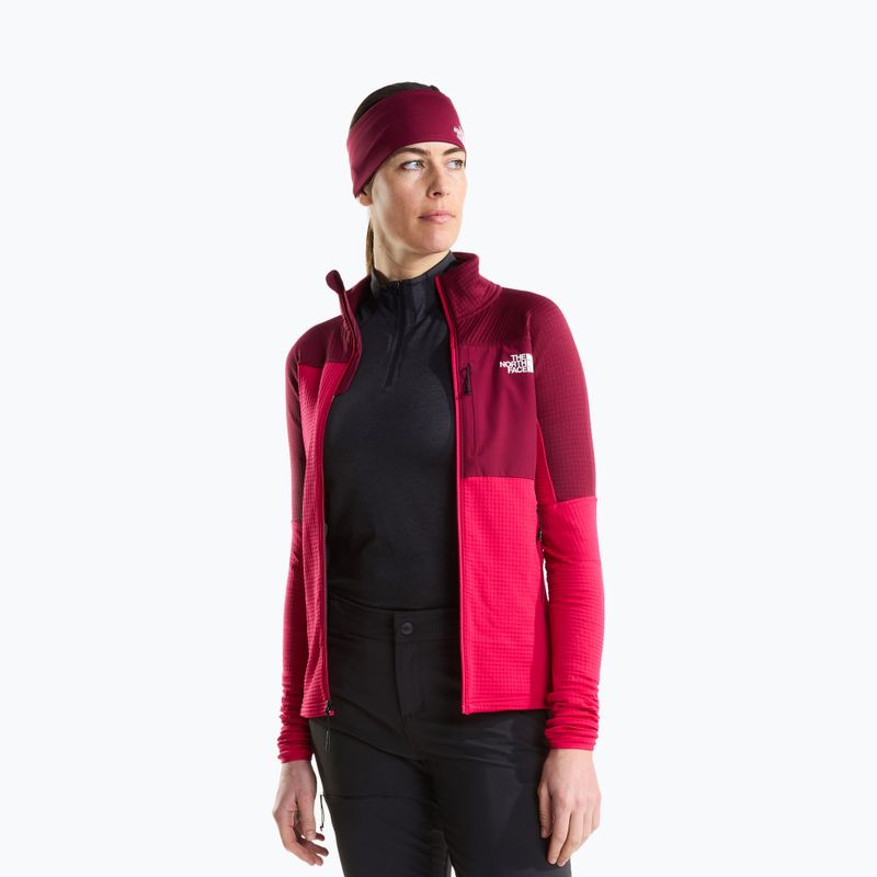Dámská bunda The North Face Polartec Stormgap lali guran/burgundy cru 4