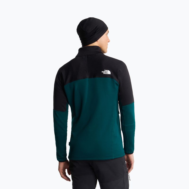 Pánská trekingová mikina The North Face Polartec Powergrid Stormgap pacific teal/tnf black 3