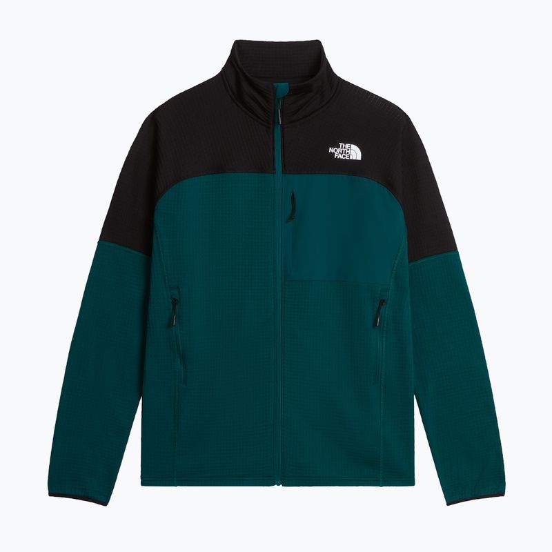 Pánská trekingová mikina The North Face Polartec Powergrid Stormgap pacific teal/tnf black 5