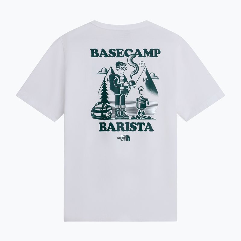 Pánské tričko na lezení The North Face Basecamp Barista Rlx tnf white/pacific teal 5