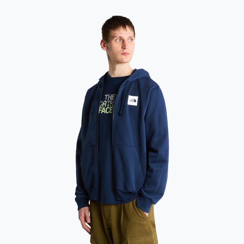 Pánská mikina The North Face Evo Box Half Dome Regular Full Zip Hoodie summit navy 4