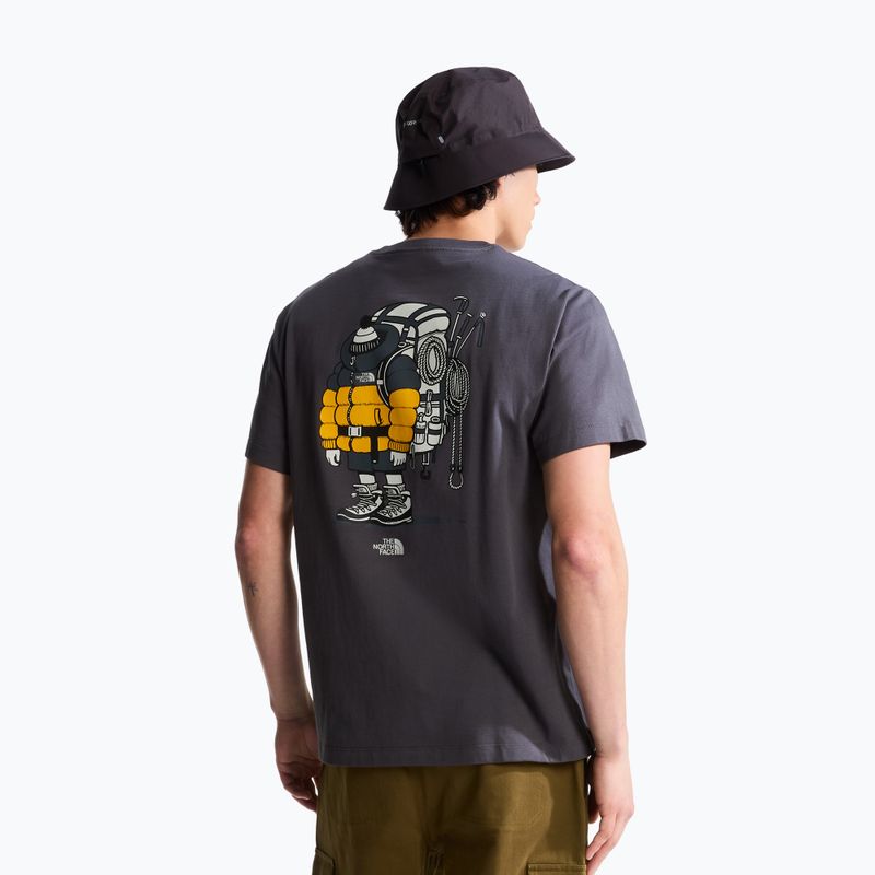 Tričko The North Face Gear Up Get Out RLX SS Tee Graphic anthracite grey 3