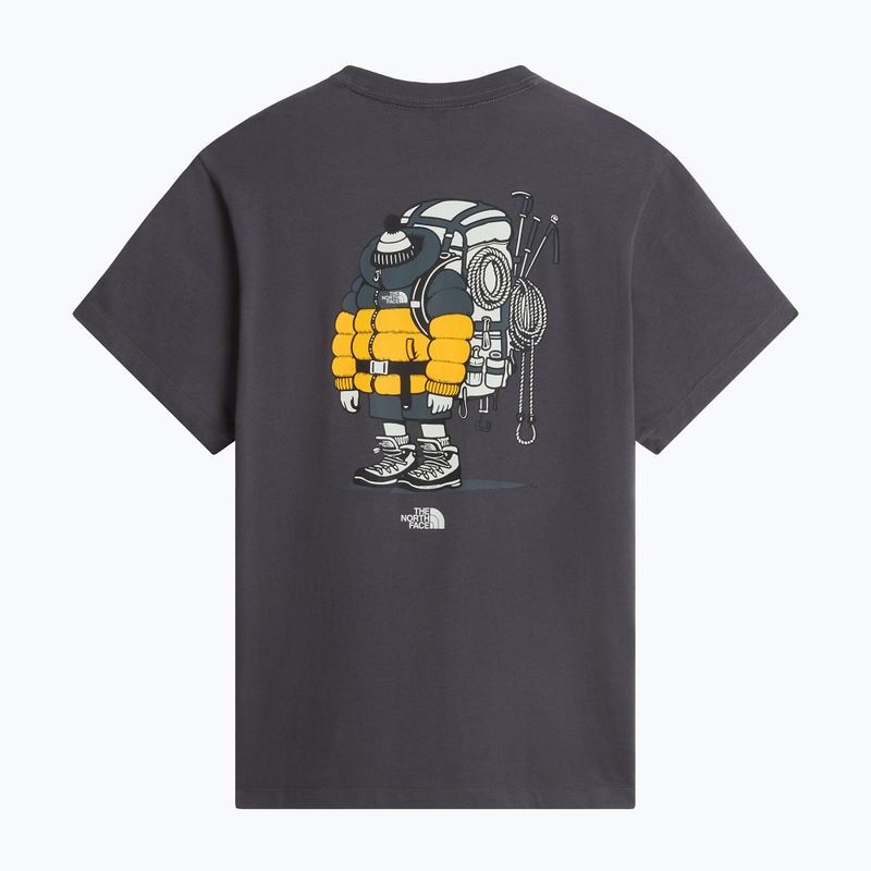 Tričko The North Face Gear Up Get Out RLX SS Tee Graphic anthracite grey 5
