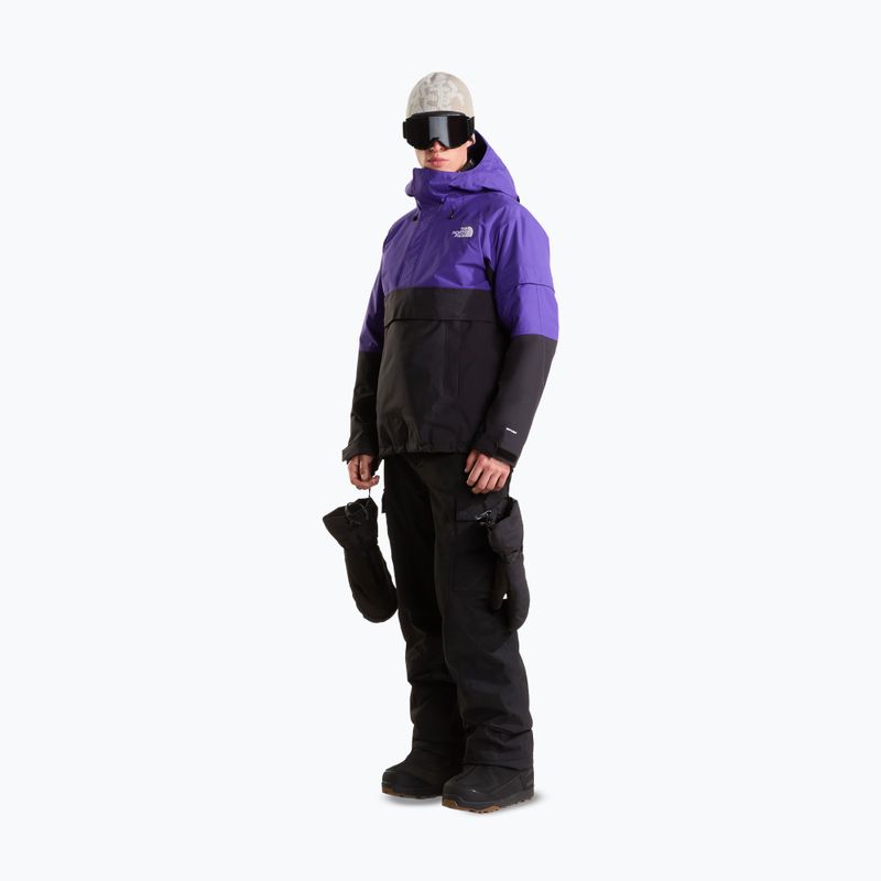 Pánská lyžařská bunda The North Face Everyday Anorak Peak Peak Purple/Tnf Black 2