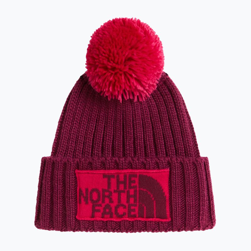Zimní čepice The North Face Heritage Ski Tuke burgundy crush
