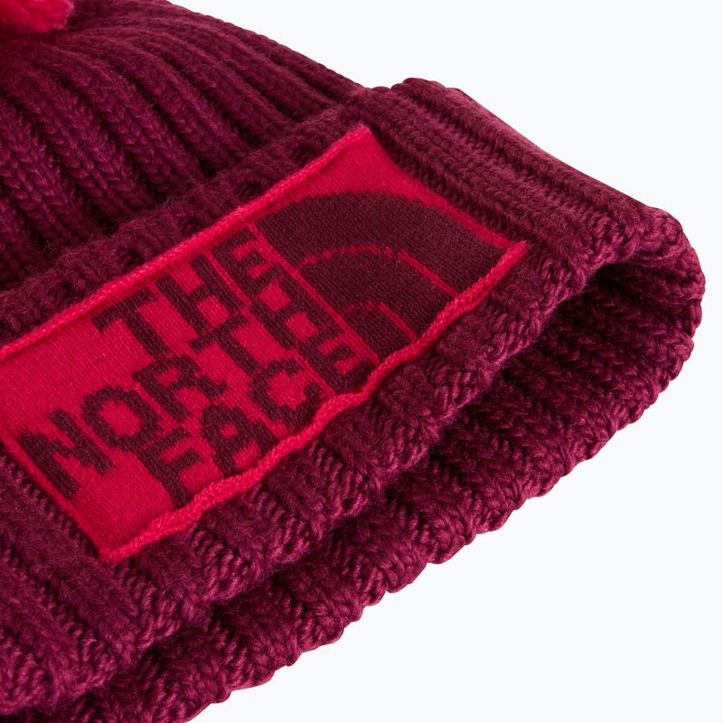 Zimní čepice The North Face Heritage Ski Tuke burgundy crush 2