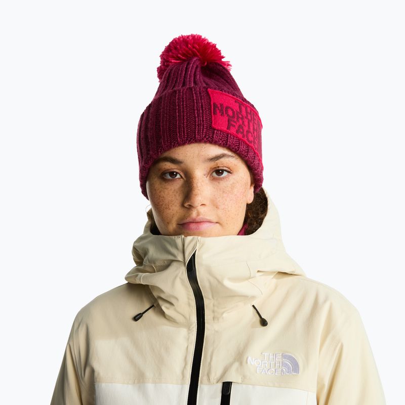 Zimní čepice The North Face Heritage Ski Tuke burgundy crush 3