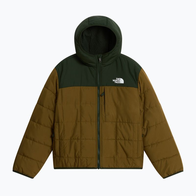 Dětská zateplená bunda The North Face Reversible Shasta FZ Hooded caraway seed/bo 6