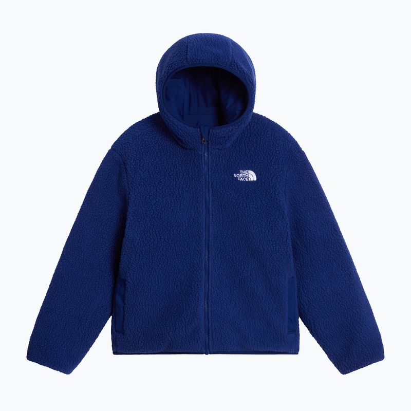 Dětská zateplená bunda The North Face Reversible Shasta FZ Hooded active blue/bol 8