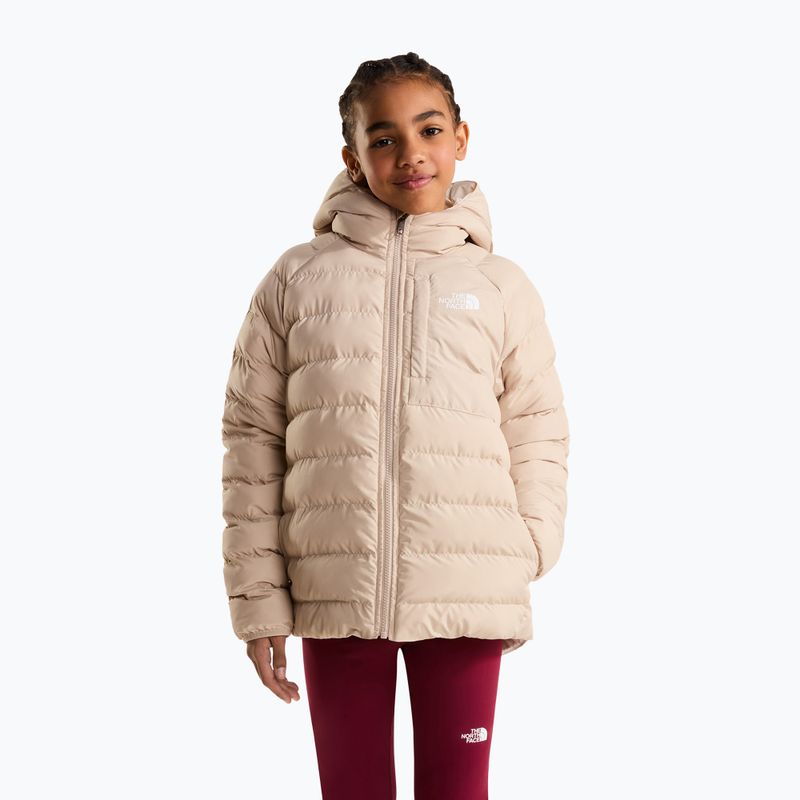 Dětská zateplená bunda The North Face Reversible Perrito Hooded timeless taupe