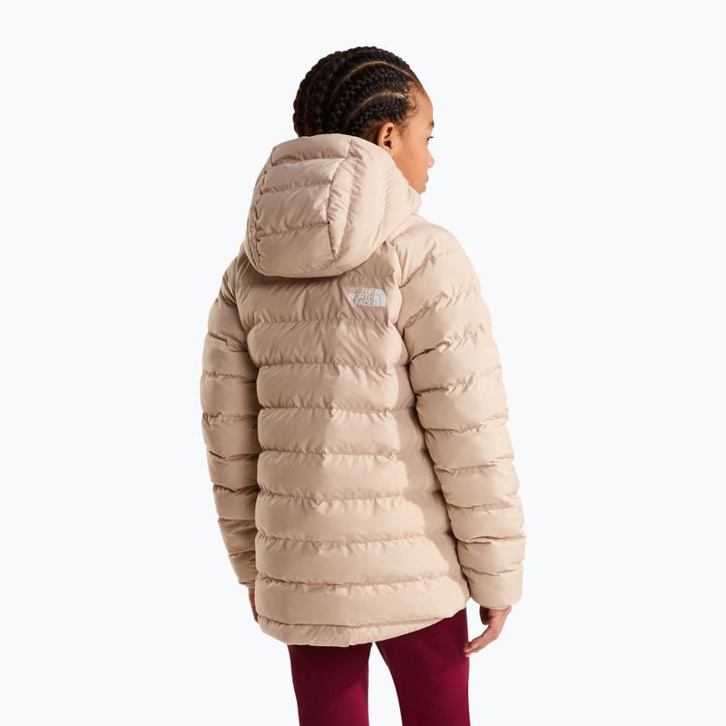 Dětská zateplená bunda The North Face Reversible Perrito Hooded timeless taupe 3