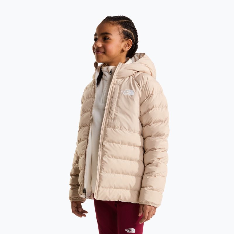 Dětská zateplená bunda The North Face Reversible Perrito Hooded timeless taupe 4