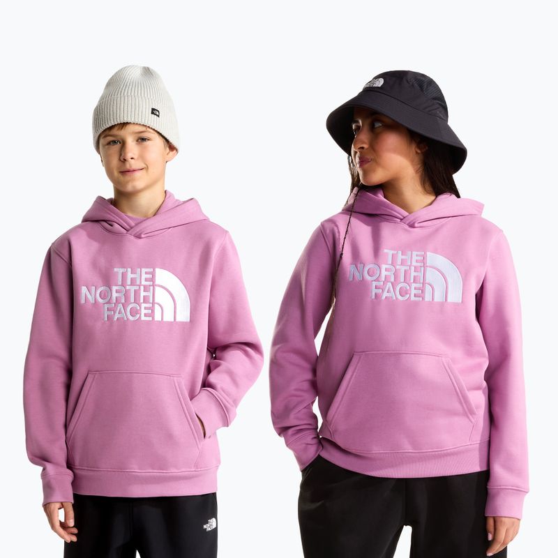 Dětská mikina The Noryh Face Essential Drew Peak Hoodie hushed lavender 3