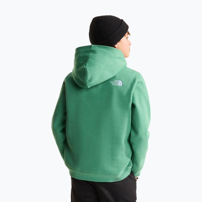 Dětská mikina The Noryh Face Essential Drew Peak Hoodie dimmed algae 5