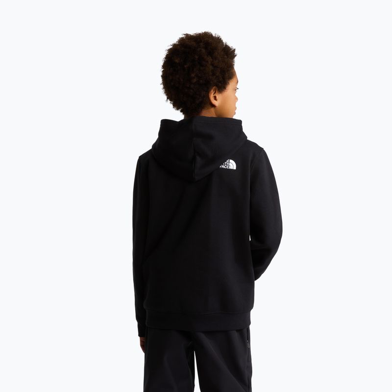 Dětská mikina The North Face Essential Drew Peak Hoodie tnf black 5