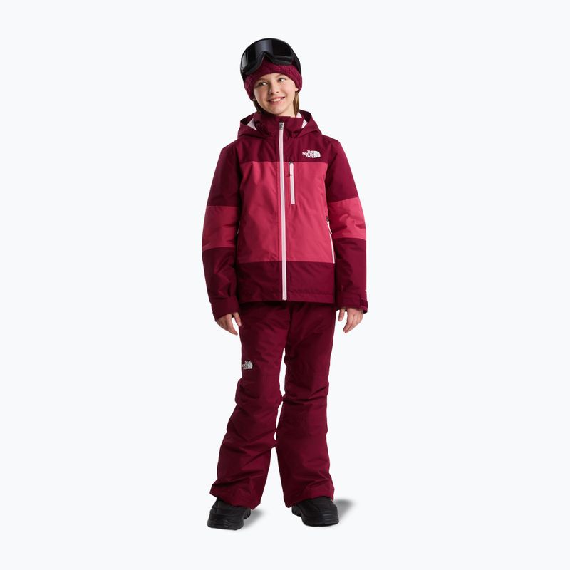 Dětské lyžařské kalhoty The North Face Freedom Insulated burgundy crush 2