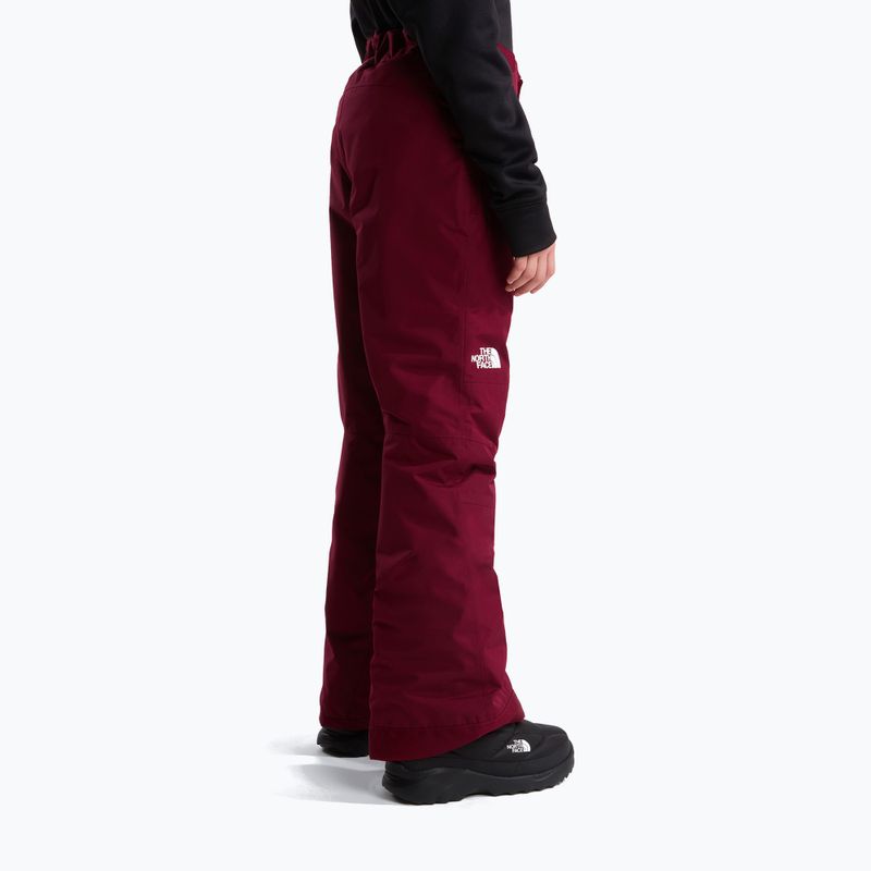 Dětské lyžařské kalhoty The North Face Freedom Insulated burgundy crush 3