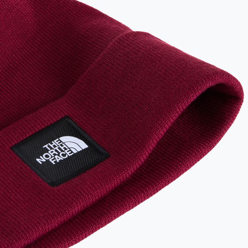 Zimní čepice The North Face Dock Worker Recycled Beanie burgundy crush 2