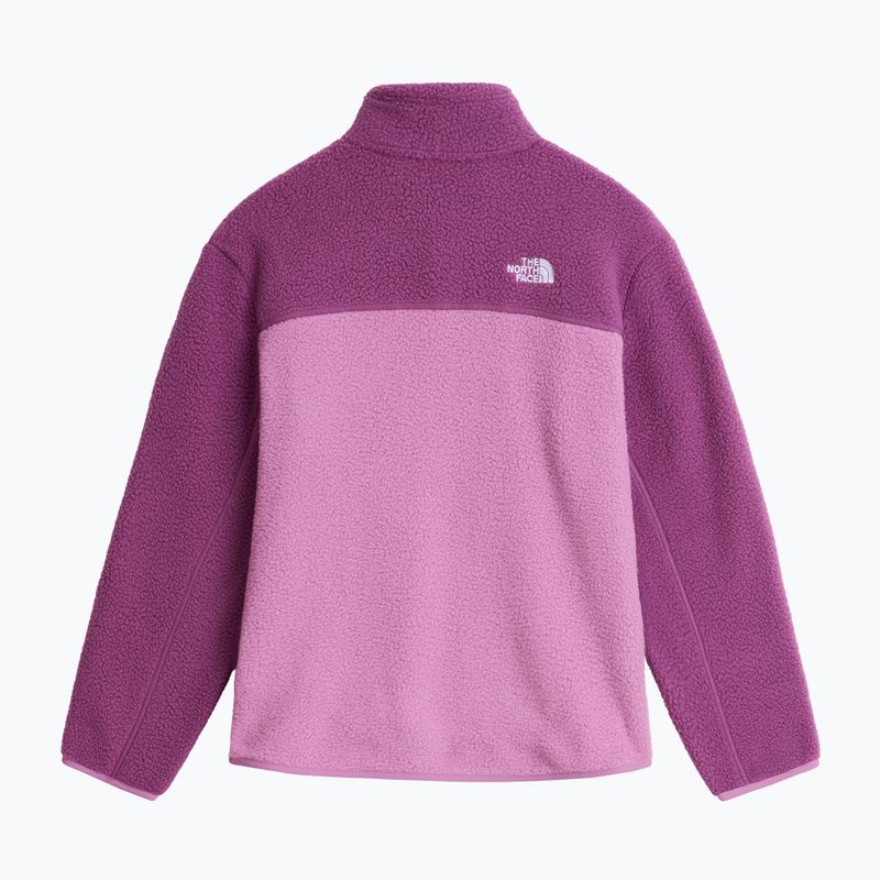 Dětská fleecová mikina The North Face Yumiori 1/4 Zip hushed lavender 2
