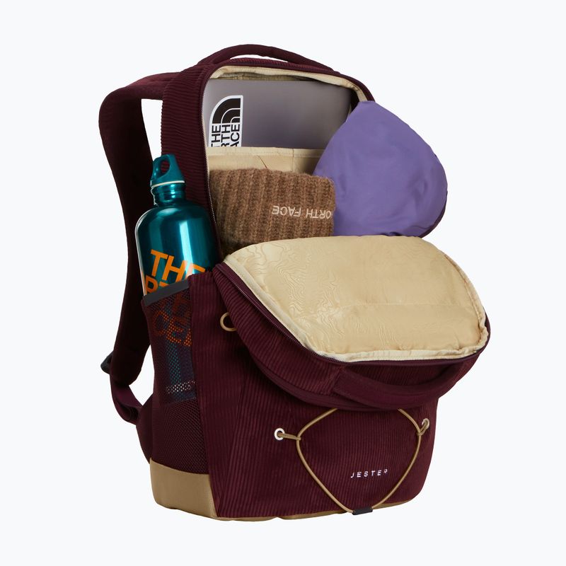 Městský batoh The North Face Jester Pro 28 l deep burgundy/leather bro 4