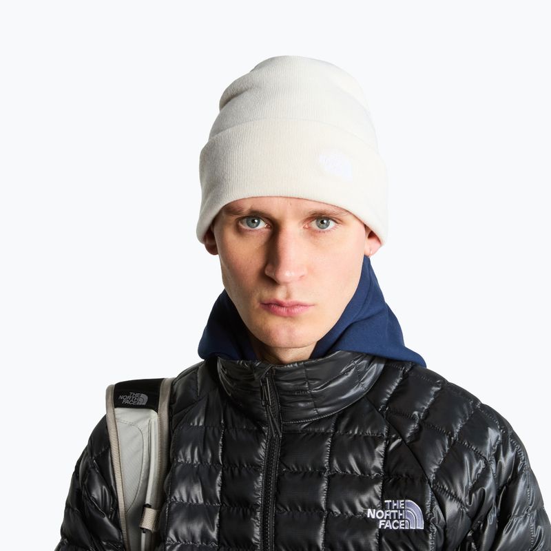 Zimní čepice The North Face Norm Beanie white dune 3