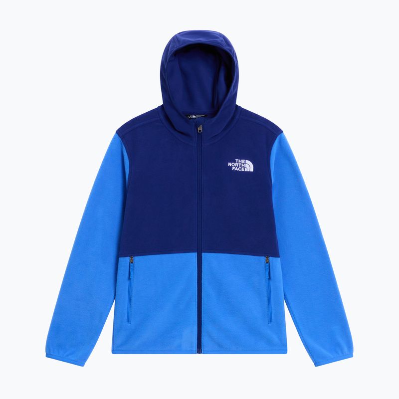 Dětská fleecová mikina The North Face Teen Glacier Full Zip Hoodie bold blue/activ blue 5