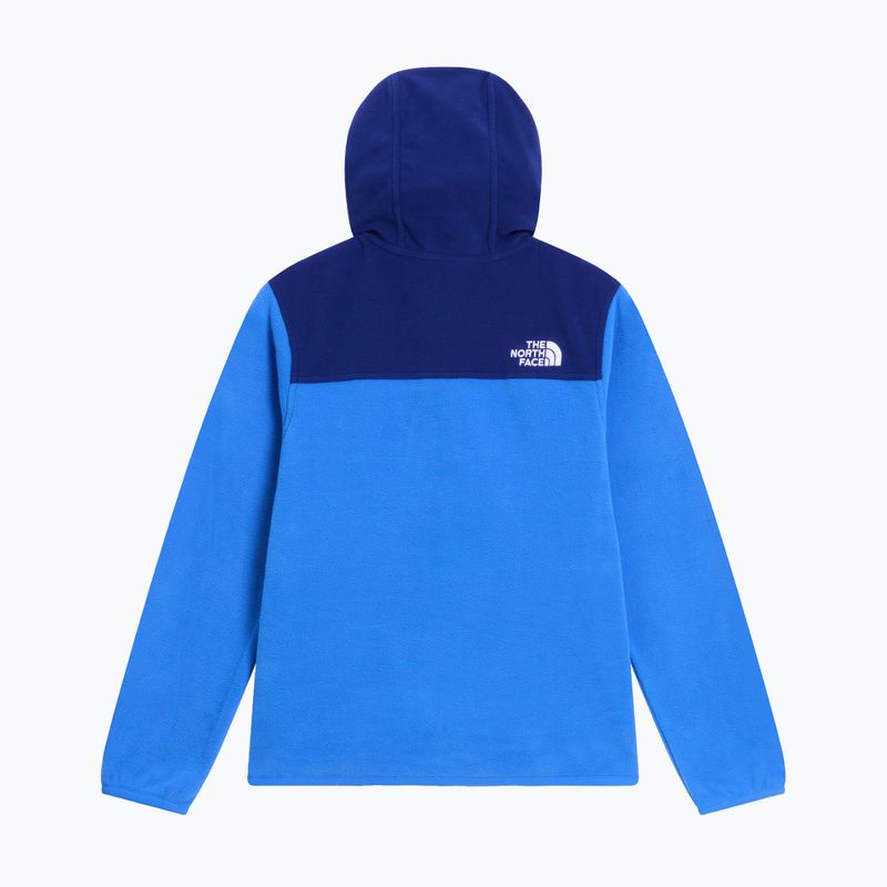 Dětská fleecová mikina The North Face Teen Glacier Full Zip Hoodie bold blue/activ blue 6