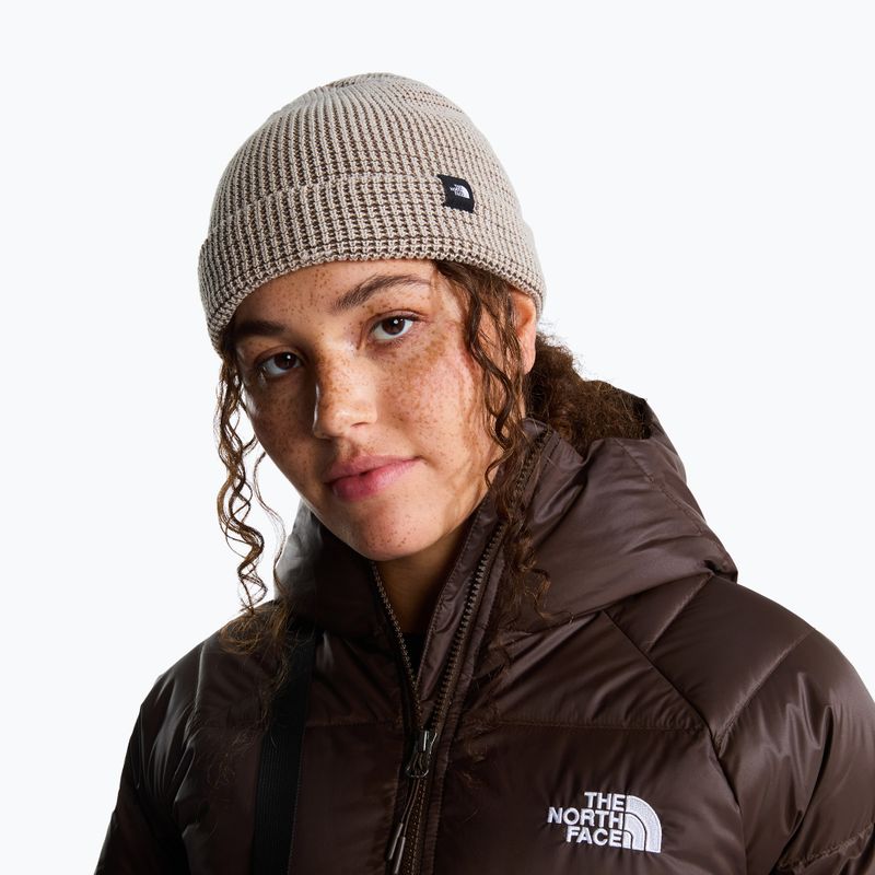 Zimní čepice The North Face Fisherman Beanie timeless taupe 3