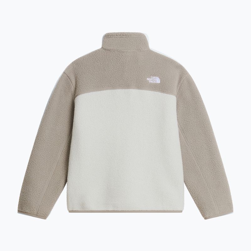 Dětská fleecová mikina The North Face Yumiori 1/4 Zip cumulus cloud/s 2