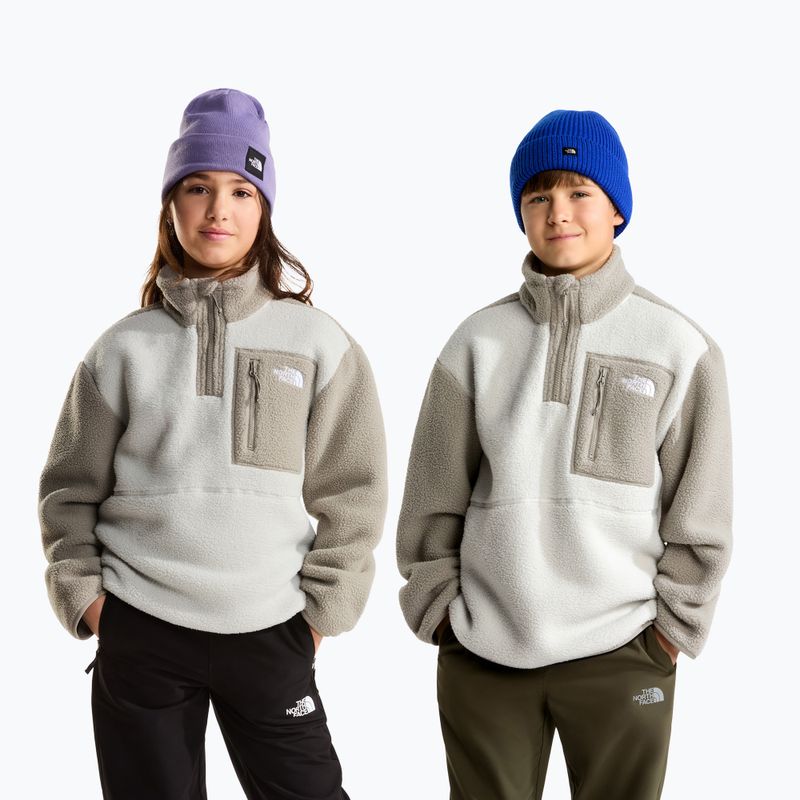 Dětská fleecová mikina The North Face Yumiori 1/4 Zip cumulus cloud/s 3