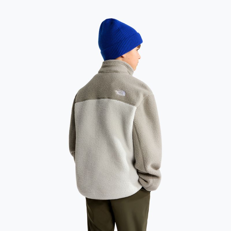 Dětská fleecová mikina The North Face Yumiori 1/4 Zip cumulus cloud/s 5