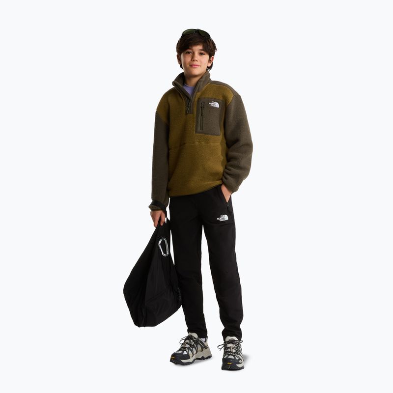 Dětská fleecová mikina The North Face Yumiori 1/4 Zip caraway seed/ne 4