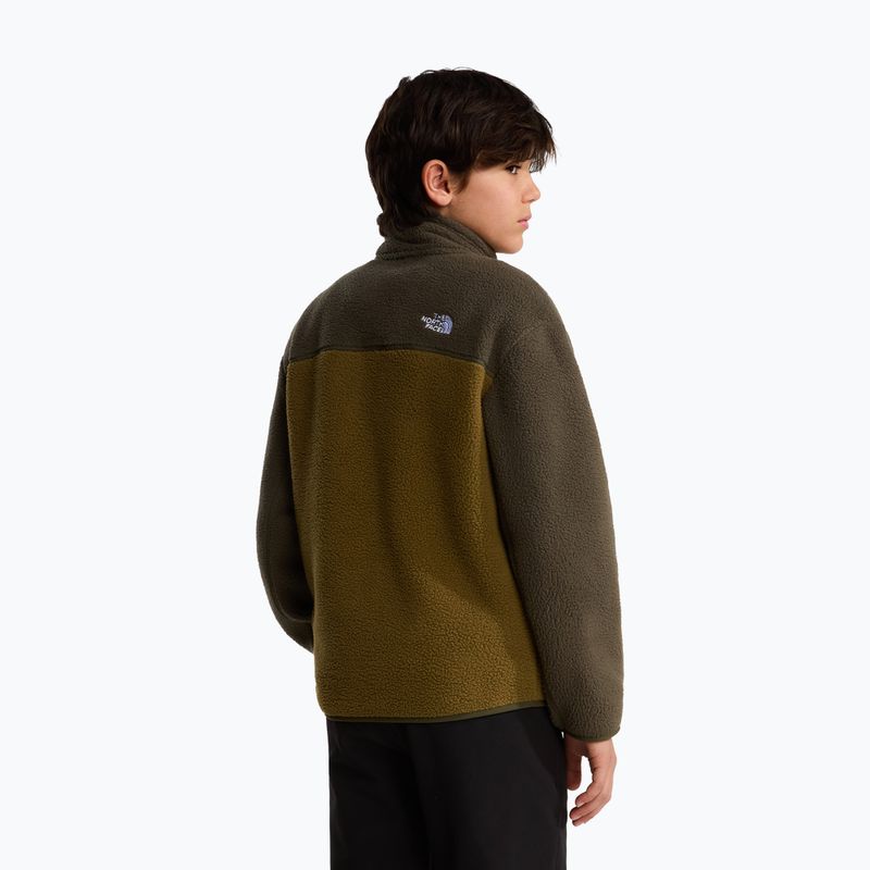 Dětská fleecová mikina The North Face Yumiori 1/4 Zip caraway seed/ne 5