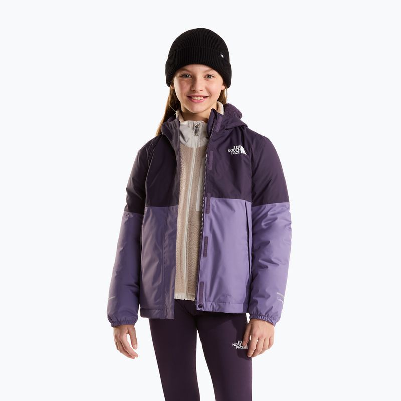Dětská nepromokavá bunda The North Face Warm Antora Rain endless dusk/grounded plum 4