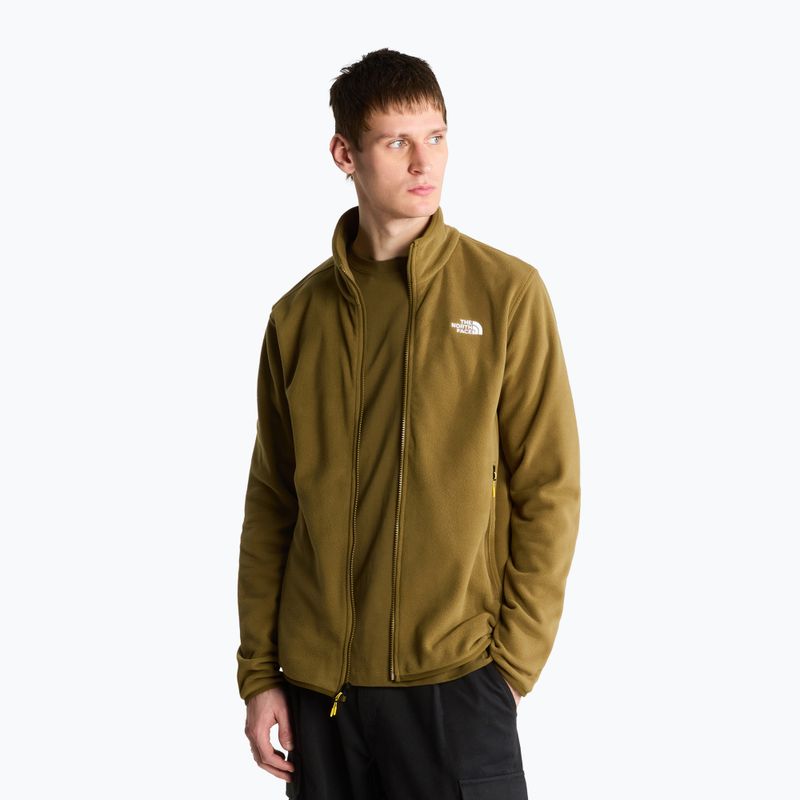 Pánská fleecová mikina The North Face Glacier Fleece caraway seed 4
