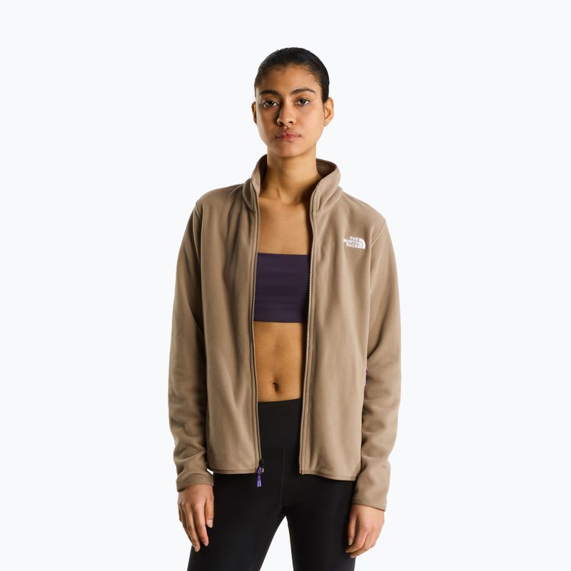 Pánská fleecová mikina The North Face Glacier Fleece garnet 4
