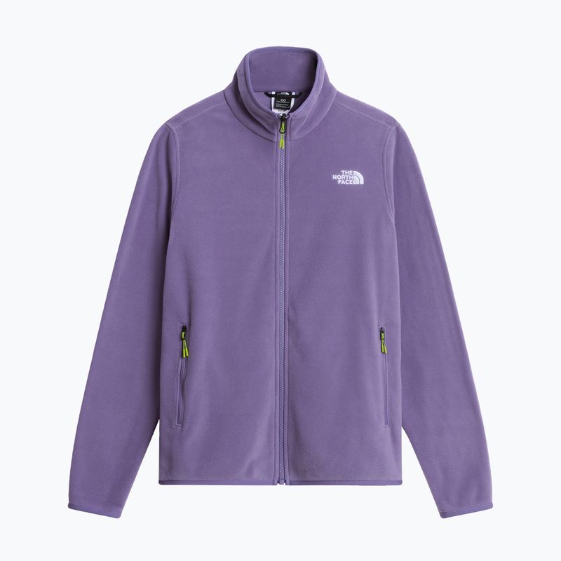 Pánská fleecová mikina The North Face Glacier Fleece grounded plum 5