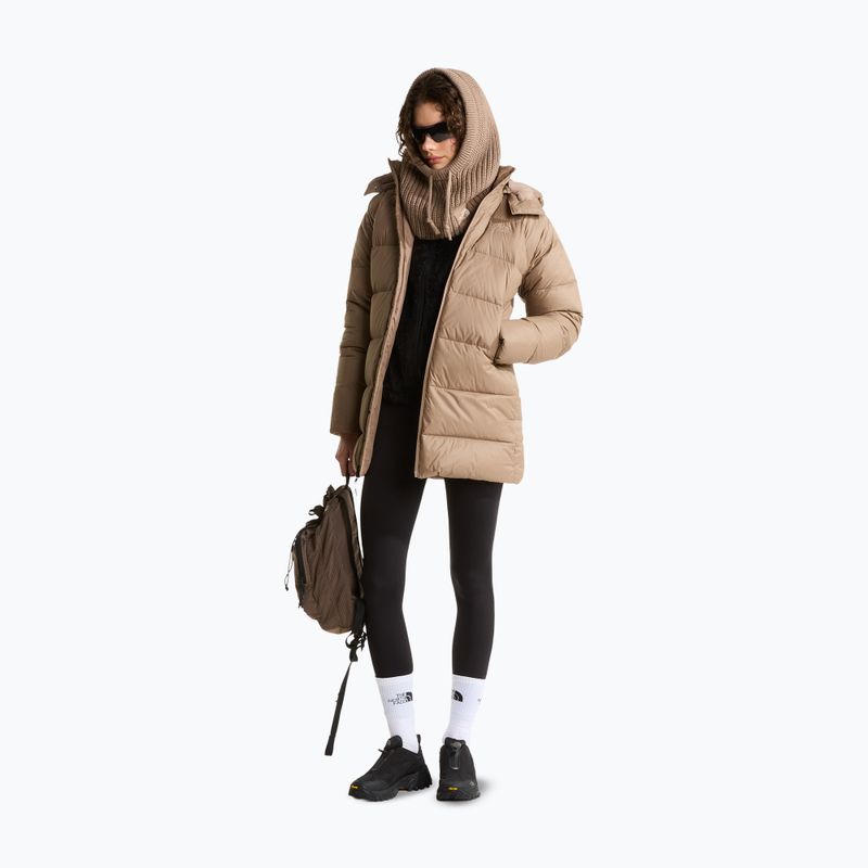 Dámský péřový kabát The North Face Hydrenalite City Down Hooded garnet 2