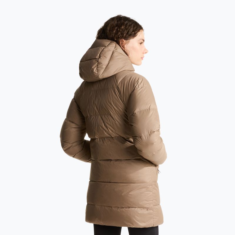 Dámský péřový kabát The North Face Hydrenalite City Down Hooded garnet 3