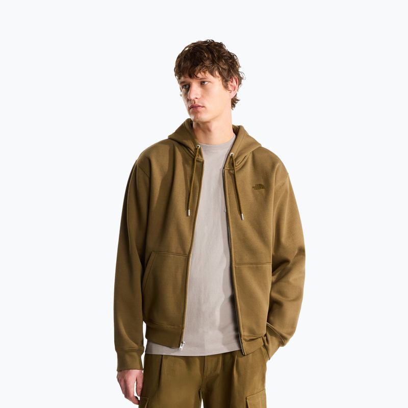 Pánská mikina The North Face Essential Simple Dome RLX Full Zip caraway seed 4