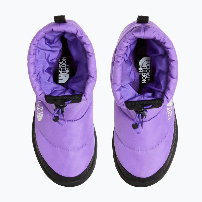 Dětské sněhule The North Face Nse Traction Bootie Wp elevation purple/tnf black 4