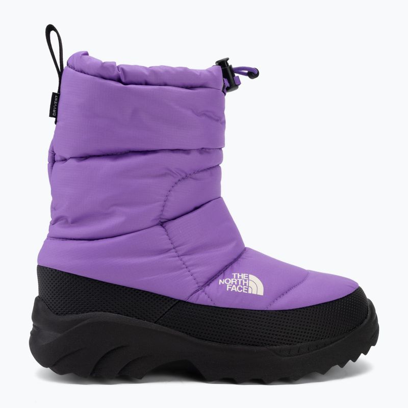 Dětské sněhule The North Face Nse Traction Bootie Wp elevation purple/tnf black 2