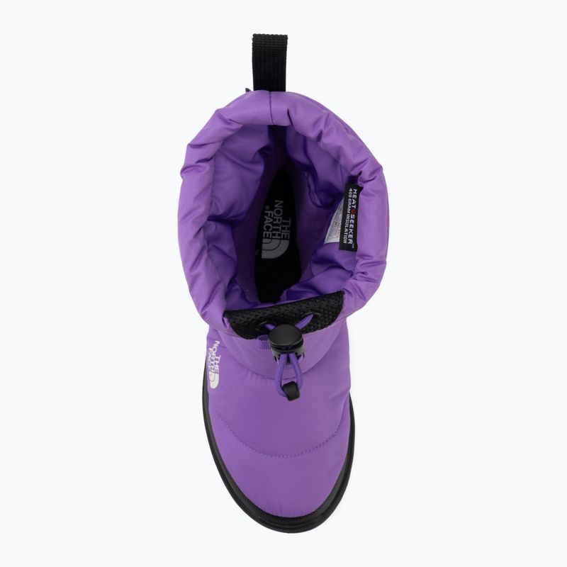 Dětské sněhule The North Face Nse Traction Bootie Wp elevation purple/tnf black 5