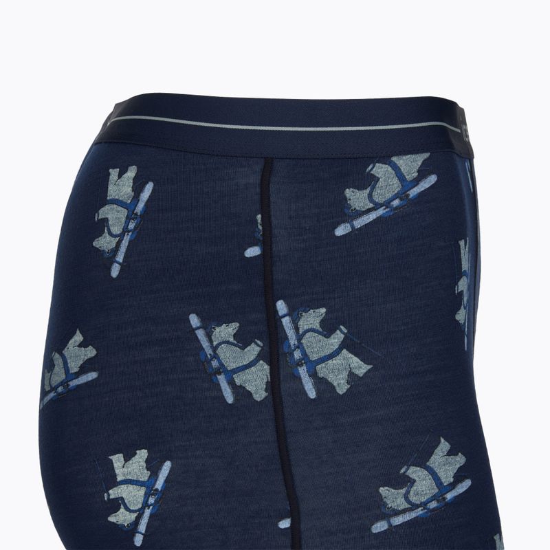 Pánské termo boxerky Icebreaker Merino 150 Anatomica BearTour AOP Boxers midnight navy 3