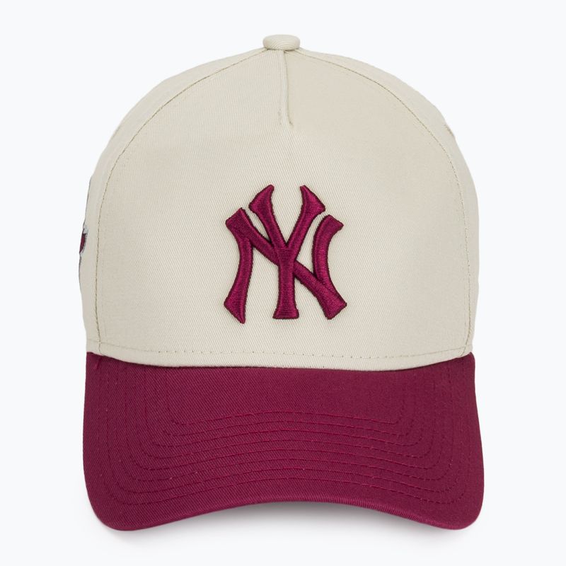 Kšiltovka New Era WS Patch Eframe New York Yankees light beige 2
