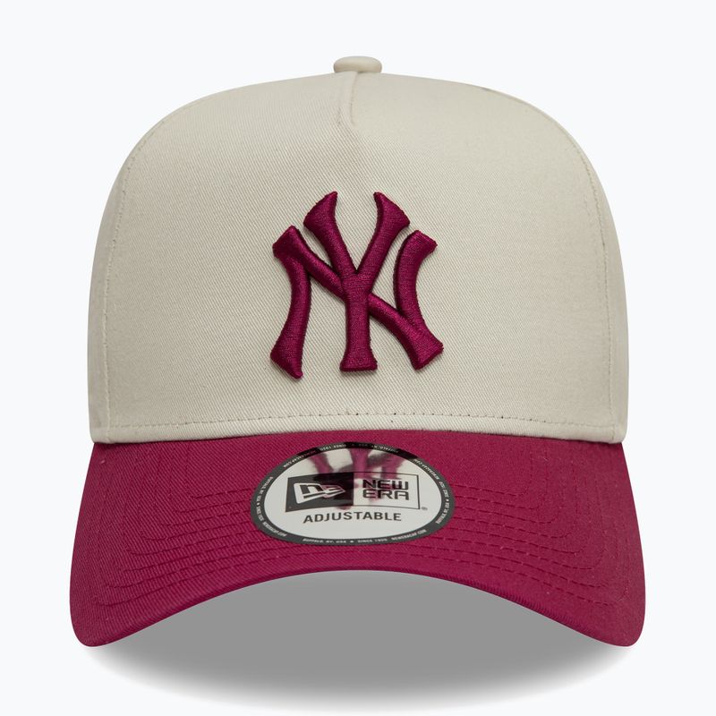 Kšiltovka  New Era WS Patch Eframe New York Yankees light beige 2